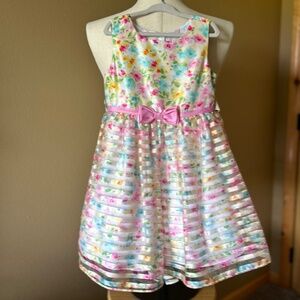 4T Floral Girls Dress